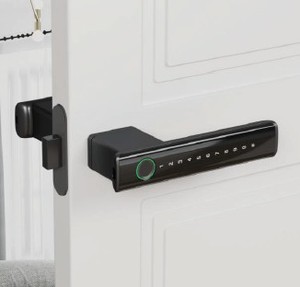 Smart Indoor Fingerprint Door <b>Lock</b> with Stainless Steel Memory Card Wood/Steel Doors Compatibility - Product Image 4