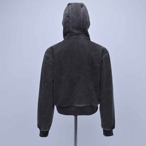 เสื้อฮู้ดแฟชั่นคุณภาพสูงแบบสั่งตัดเย็บสำหรับผู้หญิง ขายส่ง ผ้าคอตตอนหนานุ่มถักทออย่างดี เหมาะสำหรับสวมใส่สไตล์สตรีทแวร์ - Product Image 4