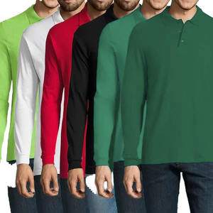 Mejor Precio, Diseño Único, Camisetas Polo de Múltiples Colores Sólidos, Nueva Llegada, Camiseta Polo de Manga Larga Hecha a Medida - Product Image 1