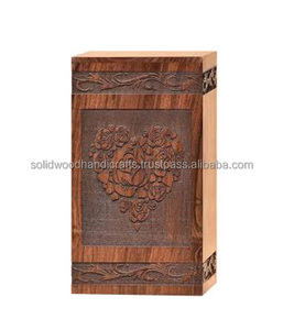 Urna de Madera Hecha a Mano para Cenizas de Adultos, Urnas Funerarias, Urnas de Entierro de Alta Calidad - Product Image 1