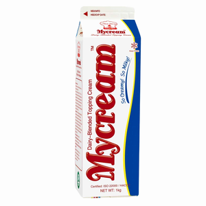 Fancy Foods <b>Non</b> <b>Dairy</b> Cream Manufacture Direct Wholesale Mycream White Blended Topping <b>Creamer</b> 1KG HALAL OEM/ODM Bakery Using - Product Image 1