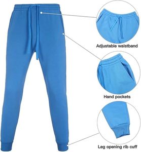 Ensemble de survêtement léger BROOXLY SPORTS pour homme, 100 % coton, imperméable, éco-responsable, veste zippée en polaire et pantalon de jogging 2-en-1 - Product Image 6