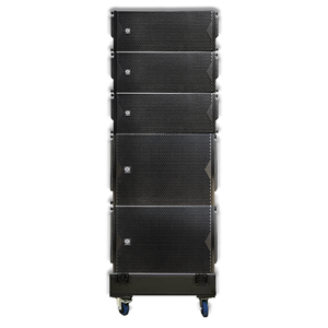 Altavoz de Línea Activa Doble de 10 Pulgadas LS3 (6+4+2) <span class=keywords><strong>Serie</strong></span> <span class=keywords><strong>LA</strong></span> con Carcasa de Madera, Audio Mono, Garantía de 3 Años, 700W/500W, XLR/Speakon - Product Image 2