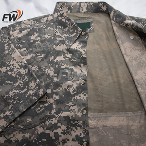 Chemises de chasse personnalisées respirantes pour hommes, vente en gros, services OEM/ODM disponibles, chemises camouflage pour l'hiver. - Product Image 2