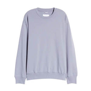 Custom Designed Men's Crewneck Sweatshirts 100% Cotton Regular Fit Solid Casual High Quality Breathable Winter Clothing - Product Image 5