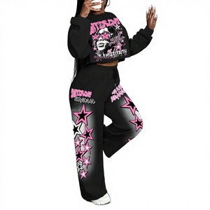 Nuevo Chándal Personalizado para Mujer con Capucha, de Forro Polar y Nylon/Algodón 2 en 1, Ajuste Holgado, Color Liso, Casual, Transpirable, con Cintura Elástica Oculta - Product Image 5