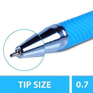 Bolígrafos de Plástico de Celofán Promocionales de la Mejor Calidad, Punta Fina de 0.7 mm, Personalizados con Logotipo, para Uso en Oficina y Escuela, Tinta Azul, Negra y Roja - Product Image 3