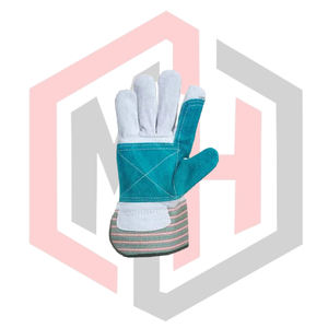 Cow Split Leather Rigger Reinforced <b>Fire</b> Fighting Sterile Gloves Lined Fabric Anti-static Silicone-free Soft Flexible Breathable - Product Image 2