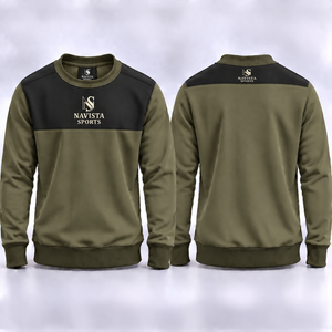 Sudadera de Algodón Grueso con Cuello Redondo y Forro Polar Ecológico para Hombre, Corte Regular, Hombros Caídos, Diseño con Pedrería - Product Image 4
