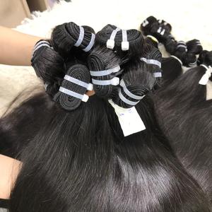 Extensiones de cabello humano vietnamita negro recto Natural de la mejor calidad, cabello virgen alineado con cutícula, sin piojos, sin derramamiento de trama Genius - Product Image 5