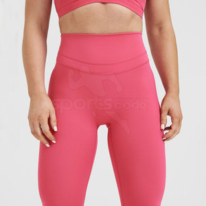 Precio al por mayor, fabricado en fábrica, los más vendidos, mallas de punto transpirables de cintura alta para mujer, ropa deportiva personalizada a la venta - Product Image 6