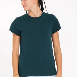 T-shirt court décontracté pour femmes, vêtements décontractés doux pour la rue, vêtements d'été - Product Image 1