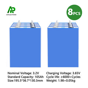 Batería LiFePO4 de Larga Duración 3.2V 105Ah LF105, Más de 4000 Ciclos, Almacenamiento de Energía 12V 24V, Envío DDP desde Almacén en la UE - Product Image 5