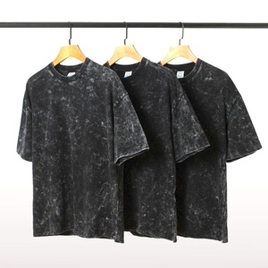 เสื้อยืดโอเวอร์ไซส์ผู้ชายสั่งทำขายส่ง พิมพ์โลโก้ ผ้าฝ้าย 100% เสื้อยืดพลัสไซส์ เสื้อยืดไซส์ใหญ่พิเศษ ทรงหลวม - Product Image 1