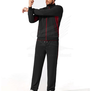 Survêtement zippé pour homme, décontracté, hiver, uni, 100% coton, léger, confortable, adapté à une utilisation toute la journée, personnalisable - Product Image 5