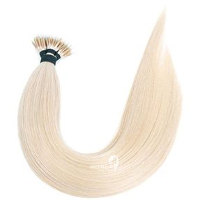100% Remy Nano Tip vendeurs de cheveux cuticule alignée non chimique naturel brut vierge Nano Tip Extensions de cheveux meilleurs cheveux vague naturelle - Product Image 2