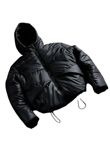 Chaqueta de Invierno Acolchada para Hombre, Elegante, de Alta Calidad, con Capucha, Cierre de Cremallera, Color Personalizable, Nuevo Diseño - Product Image 2