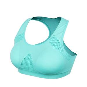 Sujetador Deportivo Acolchado Transpirable y Resistente a Impactos para Mujer, con Copas Acolchadas Extraíbles, Soporte Medio, Secado Rápido, para Yoga, Gimnasio y Running - Product Image 1
