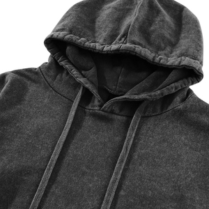 Sudadera Corta con Capucha para Mujer, Color Sólido, Manga Larga, Tejida, Estilo Casual de Otoño - Product Image 4