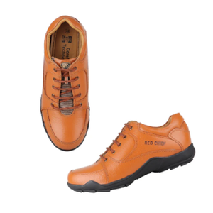 Chaussures décontractées pour hommes Tan, chaussures de tous les jours contemporaines, design confortable pour la marche, les voyages, le bureau et les loisirs - Product Image 1
