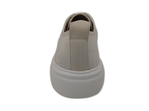 Chaussures de tennis en toile blanche Oxford à bout rond, lacées, respirantes, semelle extérieure en caoutchouc, toutes saisons, semelle intermédiaire en EVA - Product Image 2