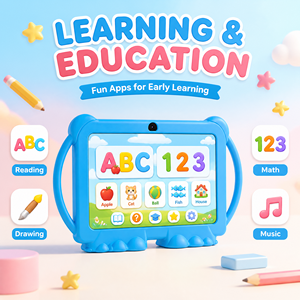 <span class=keywords><strong>Tablet</strong></span> Educativo OEM da 7 Pollici <span class=keywords><strong>per</strong></span> Bambini, Android 12, 4GB 32GB, Custodia Antiurto, Protezione Occhi, Controllo Parentale - Product Image 6