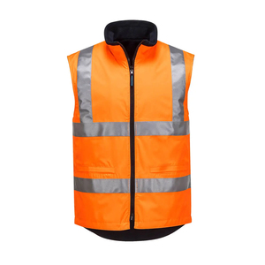 Nuevo Diseño de Chaleco de Trabajo en Venta en Línea, Chaqueta de Trabajo Reflectante con Cierre de Cremallera Frontal para Trabajo al Aire Libre - Product Image 5