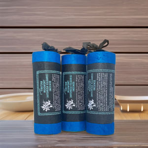 Lamatar1 Bâton d'encens tibétain à l'armoise avec bois de santal Herbes du Népal faites à la main écologiques pour un excellent cadeau de parfum de maison - Product Image 5