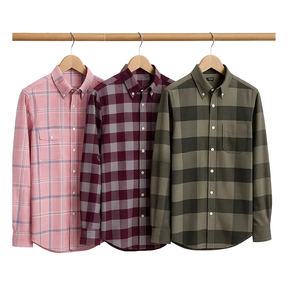 Camisa de franela clásica a cuadros para hombre, forrada de lana, cálida para invierno, manga larga, informal, estilo urbano, con botones, OEM ODM - Product Image 2