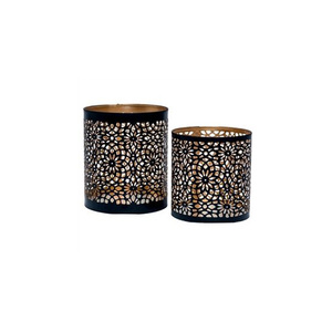 High Quality Decorative Metal <b>Candle</b> Jar with Lid for Boutique and Gift Collection - Product Image 1