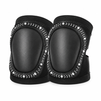 Genouillère de volleyball en gel bleu respirante et compressive avec protection souple – Vente en gros
