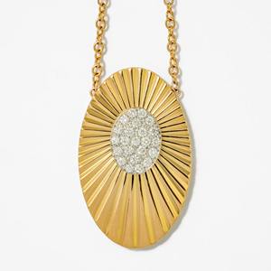 Collier pendentif étoile scintillante de luxe en or jaune 14 carats avec diamants de laboratoire cultivés de 0,45 ct certifiés IGI, chaîne gourmette, élégant et raffiné - Product Image 3