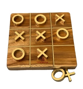 เกมกระดาน Tac นิ้วเท้าทำจากไม้แบบพรีเมี่ยมปริศนาฝึกสมองที่ไม่เหมือนใครสำหรับผู้ใหญ่เด็กของขวัญที่สมบูรณ์แบบสำหรับเพื่อนในครอบครัวสำหรับ Diwali - Product Image 5