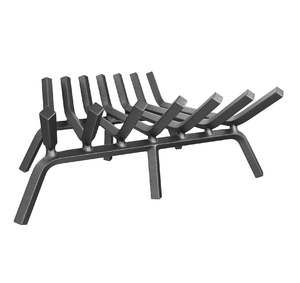 Support à bois de chauffage en métal, moderne et personnalisé, pour intérieur, avec revêtement en poudre, pour rangement de bûches au foyer - Product Image 4