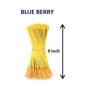 Varillas de incienso de bayas azules naturales Suministro al por mayor a precio líder Caja de embalaje de incienso indio (amarillo) - Product Image 1