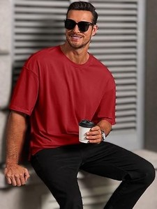 T-shirts pour hommes de haute qualité, design élégant, manches courtes, légers, anti-rides, confortables et respirants. - Product Image 2