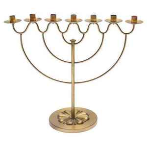 Menorah de Estilo Moderno para Villas, Sinagogas y Templos, Iluminación Decorativa de Mesa, Portavelas de Hanukkah - Product Image 6