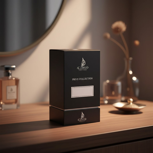 Caja de Embalaje de Cartón de Color Negro Clásico, Caja de Embalaje de Perfume Vacía, Caja de Regalo, Suministro en India - Product Image 1