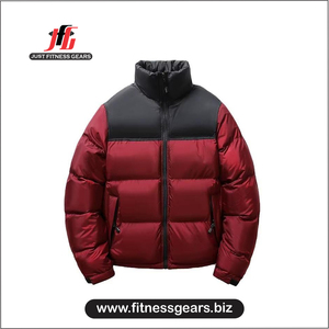 Veste d'hiver unisexe en duvet, coupe-vent, rembourrée de polyester/coton, coupe décontractée, vente en gros - Product Image 6