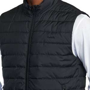 Veste sans manches légère et chaude personnalisée, emballable, en duvet de canard pour l'hiver, veste matelassée pour homme - Product Image 2