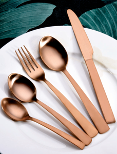 Cubertería de lujo estilo turco con acabado brillante que ofrece una presentación de mesa aristocrática y una elegancia audaz para la cena. - Product Image 6