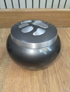 Metal Pet Cremation <b>Urn</b> Paw Design Ashes Storage Jar Commemoration Keepsake for <b>Cat</b> and Dog - Product Image 1