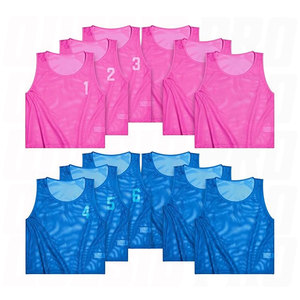 Pinnies Scrimmage Vests Lightweight Nylon Mesh Team Practice Jerseys Youth Sports <b>Training</b> Basketball Soccer Football Breathable - Product Image 1