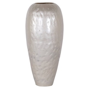 Vase mural design moderne, best-seller, forme ovale, fait main, décoratif, hauteur 34 cm et 28 cm, finition dorée - Product Image 2