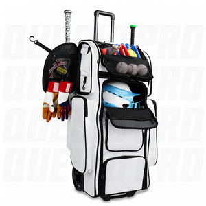 Bolsa de Béisbol Personalizada con Ruedas, Bolsa con Ruedas para Equipo de Receptor, Mochila de Gran Capacidad para Bate de Béisbol, Impermeable, Resistente, Personalizada - Product Image 1