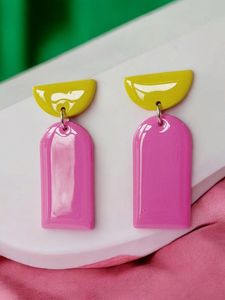 ต่างหูเรซิ่นทำมือสำหรับผู้หญิง สีสันสดใส น้ำหนักเบา เครื่องประดับแฟชั่นสำหรับใส่ทุกวัน งานปาร์ตี้ งานแต่งงาน เทศกาล และโอกาสพิเศษ - Product Image 6