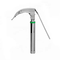 1 set de laryngoscope professionnel pour animaux de compagnie à 5 lames colorées, outil clinique pour l'intubation du nerf optique chez l'animal