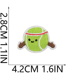 Écusson thermocollant personnalisé pour vêtements, avec logo de marque, broderie tissée, badge en feutre, applique fleur cœur, transfert thermique DIY - Product Image 6
