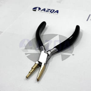 Pince à piercing de nez en acier inoxydable de haute qualité avec embout en laiton, 5,5 pouces, outil de précision pour studio de piercing corporel - Product Image 5