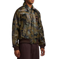 Veste en cuir Avirex personnalisée pour homme, style streetwear, col rabattu, logo sur le devant, imperméable, coupe-vent, respirante, réversible, hiver